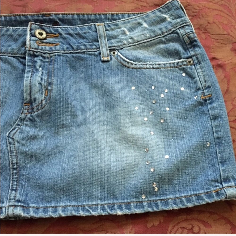 Hint Blue Jean Skirt